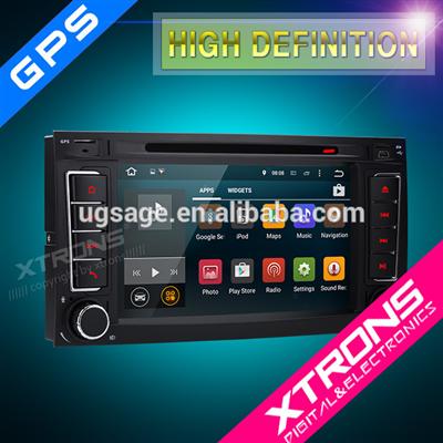 7"Android 5.1 Lollipop Quad Core Car DVD player with 64bits system 32bits CPU high resolution 1024*600 for Volkswagen PF75TRVA