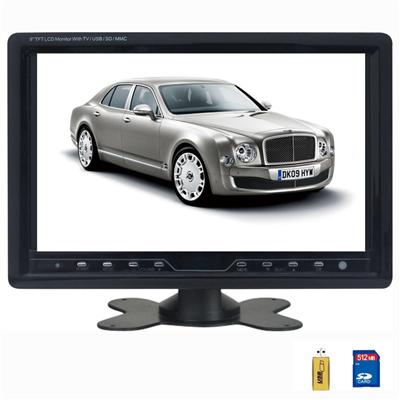 7 inch stand alone car tv monitor with usb car led monitor