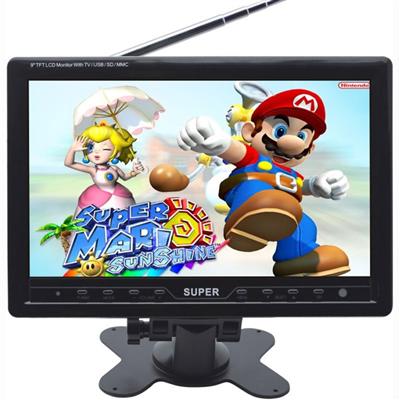 HD 9 inch TFT LED TV Monitor with new panel,A grade/bluetooth/USB/MP5 function