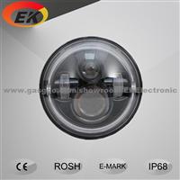 High Quality High Lumens 7 Inch 80w Jeep Led Headlight With Angle Eye