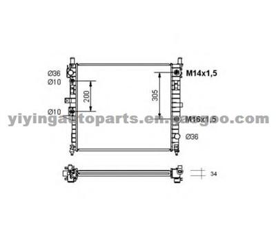 Radiator For Mercedes-Benz M-Class W163