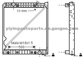 Radiator For Mercedes-Benz Actros MP