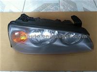 HYUNDAI ELANTRA HEAD LAMP LIGHT BLACK BEZEL BASE LEFT 2004 - 2006 OEM 92101-2D500 HYUNDAI ELANTRA HEAD LAMP LIGHT BLACK BEZEL BASE LEFT 2004 - 2006