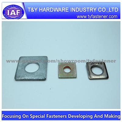 Carbon Steel Galvanized Square Washers