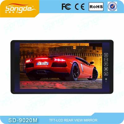 cheap china rear view mirror camera monitor tv 12 volt