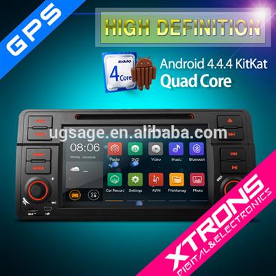 Xtrons PF7346BA 7"Android 4.4.4 Quad-Core Multi-touch 1080P WiFi Car Navigator DVD Player Mirroring& OBD 2 for BMW E46 / 320/325