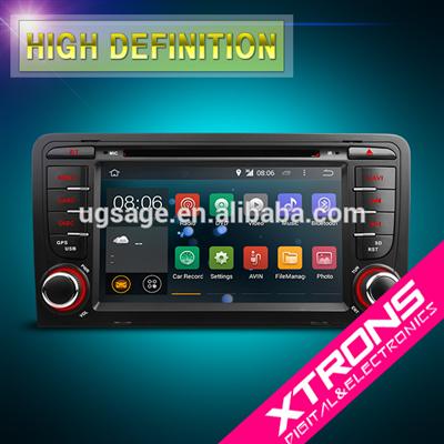 Xtrons Newest 7" Android 4.4.4 KitKat Quad Core Car DVD Player with Screen Mirroring Function & OBD2 for Audi A3/S3 PF73AA3A