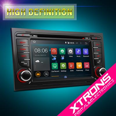 PF73AA4A -Super Hot 7" Android 4.4.4 Quad Core Car Radio with Screen Mirroring Function & OBD2 for Audi A4 /S4/RS4/ Seat Exeo