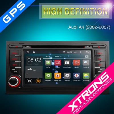 PF72AA4A - 2015 Newest 7" Android 4.4.4 OS Multi-touch Screen Car DVD With Wireless Screen Mirroring Function & OBD2 For Audi A4