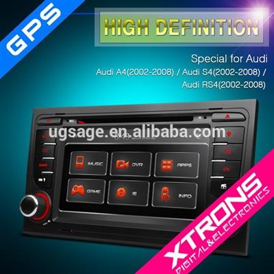 Xtrons PF71A4AGT 7" Touch Screen Car DVD for Audi A4/S4/RS4 with dual CANbus GPS navigation