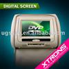 2x7&quot; Digital Screen Car Headrest DVD Player