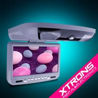 CR903 Grey: Xtrons 9" Car Roof / Flip Down Car DVD Player