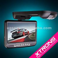 Xtrons CR903 9" Flip Down dvd player FM Transmitter car roof mounted
