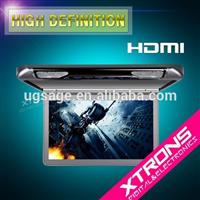 Xtrons-13.3inch 1080P Video HD Digital TFT Monitor Wide Screen Ultra-thin Car Roof Player with HDMI Port CM133HD