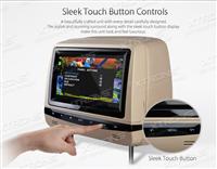 2015 Xtrons New sell-2x7" Touch Button HD Digital Screen Car Headrest DVD Players with Adjustable Viewing Angles-HD718