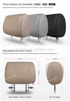 Xtrons HD707Q 2X7" Stylish Digital Screen Car Headrest DVD Player with Zipper Cover