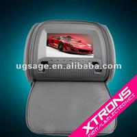 HD706: 2x7 Inch dual car dvd player monitor with dvd IR/ FM Transmitter zip cover wireless game