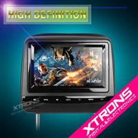 XTRONS 7inch HD Digital Screen adjustable viewing angles automobile headrest dvd player