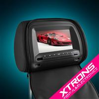 2 x 7" Black Headrest Car DVD Player Car Audio Xtrons