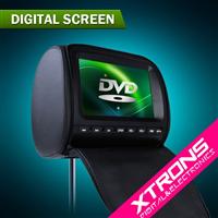 9 inch Zip Cover IR/FM/MP3/MP4 Headrest DVD Player