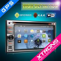 2015 Newest Product TD630AS-6.2'' HD Digital Multi-touch Screen Android 4.4 1080P Video Wifi Double Din Car DVD Player XTRONS