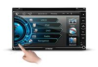 Xtrons TD699G-6.95"HD Digital Touch Screen Stylish Turntable UI Double Din DVD Player GPS Naigator
