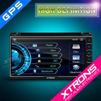 TD699GV 6,95 "HD de pantalla digital tactil capacitiva Bluetooh GPS Navigator Doble Din reproductor de DVD