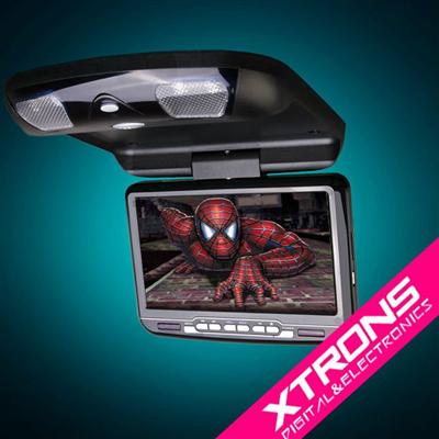 CR903: 9" Roof Mounted / Flip Down Car DVD Player