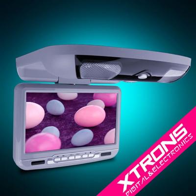 CR903 Grey: Xtrons 9" Car Roof / Flip Down Car DVD Player