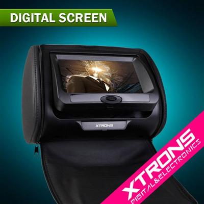 HD705: Xtrons 2 x 7" Headrest Car Audio System