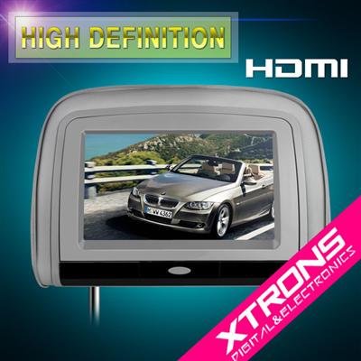 2x9" headrest monitor DVD player with HDMI