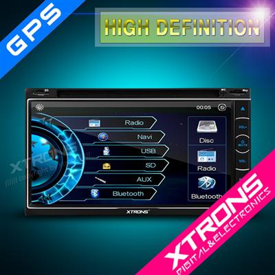 TD699GV 6,95 "HD de pantalla digital tactil capacitiva Bluetooh GPS Navigator Doble Din reproductor de DVD
