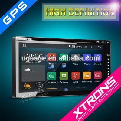 Xtrons-TD696A-6.95" HD Android 4.4.4 KitKat Quad-Core Digital Multi-touch1080P Video WiFi Double Din Car with Mirroring OBD2