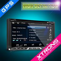 6.95" HD Digital Touch Screen 1080P Double Din Car DVD Player with Screen Mirroring GPS Navigator-2015 Newest Xtrons TD691GT
