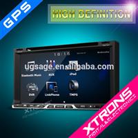 XTRONS TD691GT 6.95" HD Digital Touch Screen 1080P Video Double Din Car DVD Player with Screen Mirroring Function
