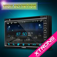 6.95"HD Digital Touch Screen Stylish Turntable UI Double Din DVD Player GPS Naigator