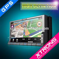 Xtrons TD714GT- 7" 1080P Video HD Digital Motorized Touch Screen GPS Double Din Car DVD Player