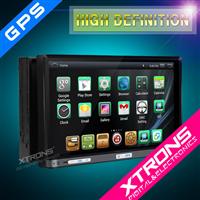 7" 4.4.4 KitKat Quad Core HD Digital Motorized Touch Screen Android 2 Din Car DVD Player with Screen Mirroring OBD