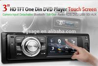 Xtrons 3 inch HD TFT Single Din Car DVD Player with Touch screen(1 DIN)D302