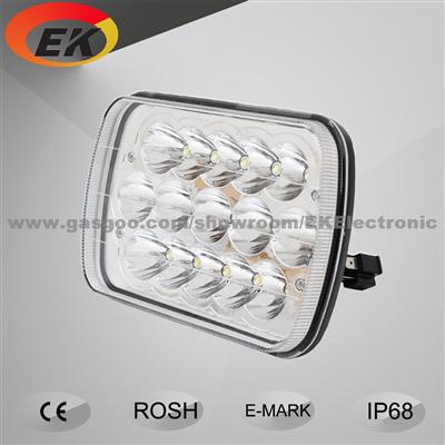 Hot Sell High Quality 7inch Square 45W High Low Beam Trucks LED Headlight Trucks Work Light