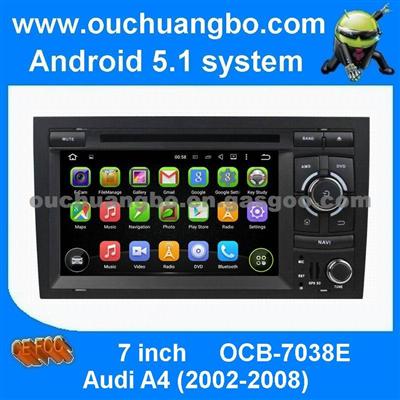 Ouchuangbo Car Radio Stereo Dvd Gps Android 5.1 For Audi A4 (2002-2008) With Bluetooth IPod USB Wifi