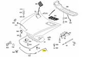 Bowden Cable 1648800159 for Mercedes W164