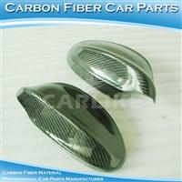 CARLIKE E90 2005-2008 Carbon Fiber Rear Car Side View Mirror Cover