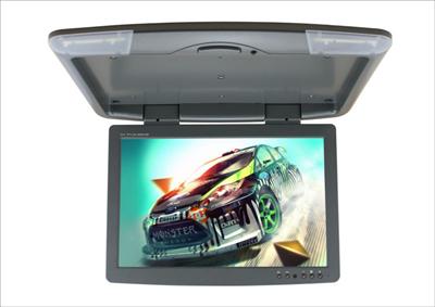 15.4'' square led monitor car roof mount lcd monitor with mini tv