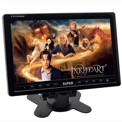 12 volt small size 9 inch TFT LED car tft led monitor