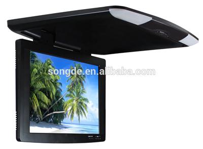 flip down monitor,bus roof flip down ceiling tv mount tv