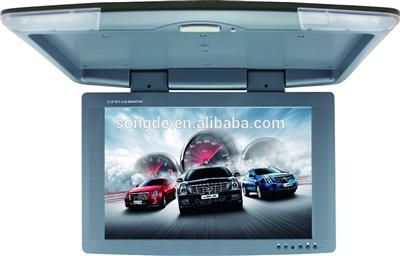 7'' 9'' flip down lcd monitor with av input,usb,tv FM function