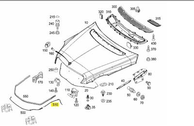 Bowden Cable 2518800159 for Mercedes W251