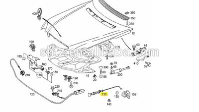 Bowden Cable 2118800259 for Mercedes W211