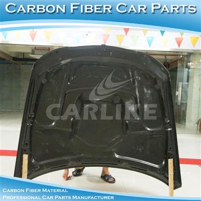 CARLIKE M3 E90 2005-2008 Engine Hood 100% Raw Carbon Fiber